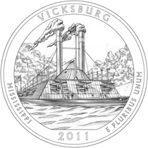 Vicksburg National Military Park Quarter design