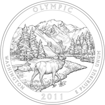 Olympic National Park quarter design 