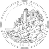 Acadia National Park Quarter Design