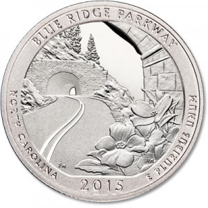 Blue Ridge Parkway Quarter design